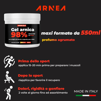 Gel Arnica Extra Hot 98%